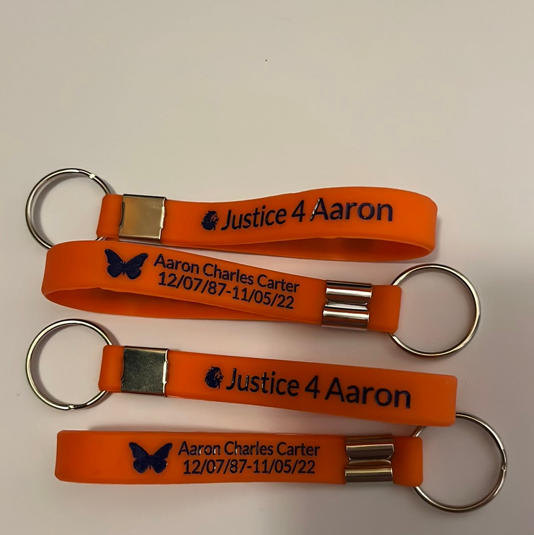 Justice 4 Aaron keychain