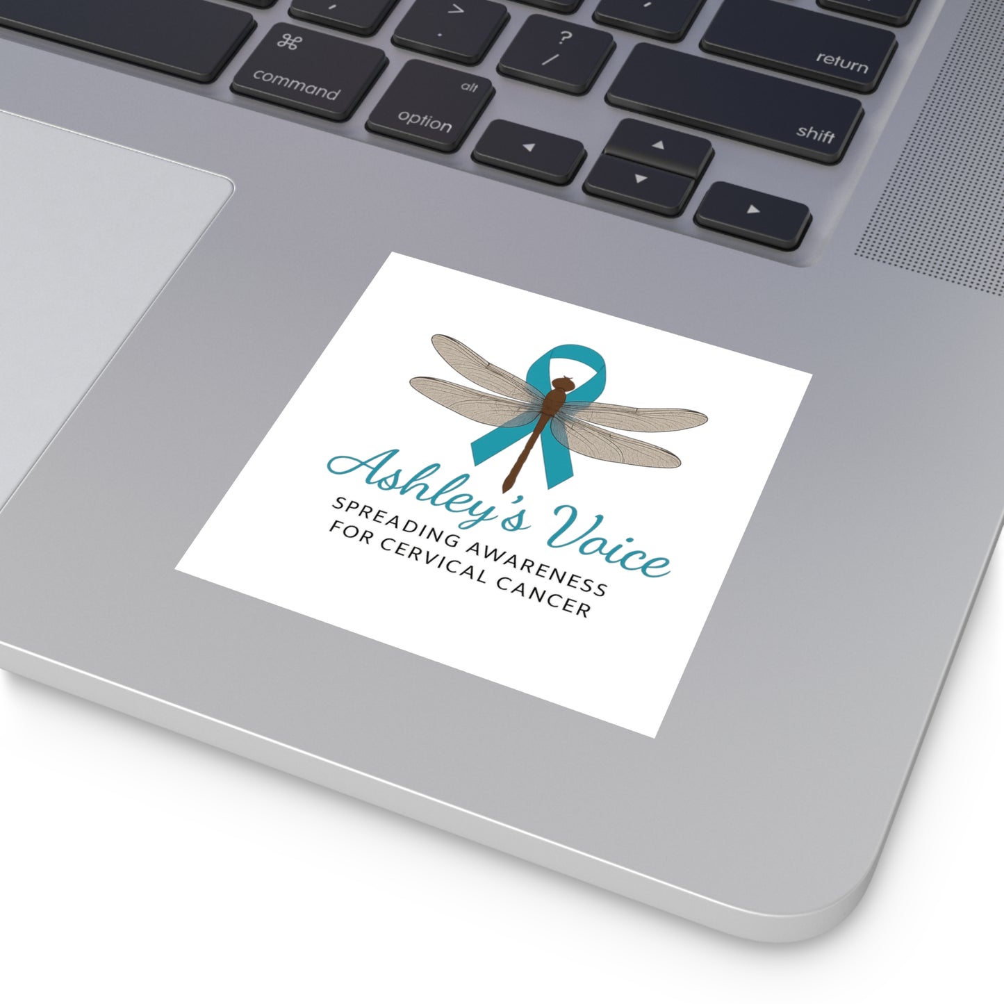 Ashley’s Voice Vinyl Stickers | Cervical  Cancer Advocacy, Gifts for Supporters, Awareness Campaigns, Eco-Friendly Stickers