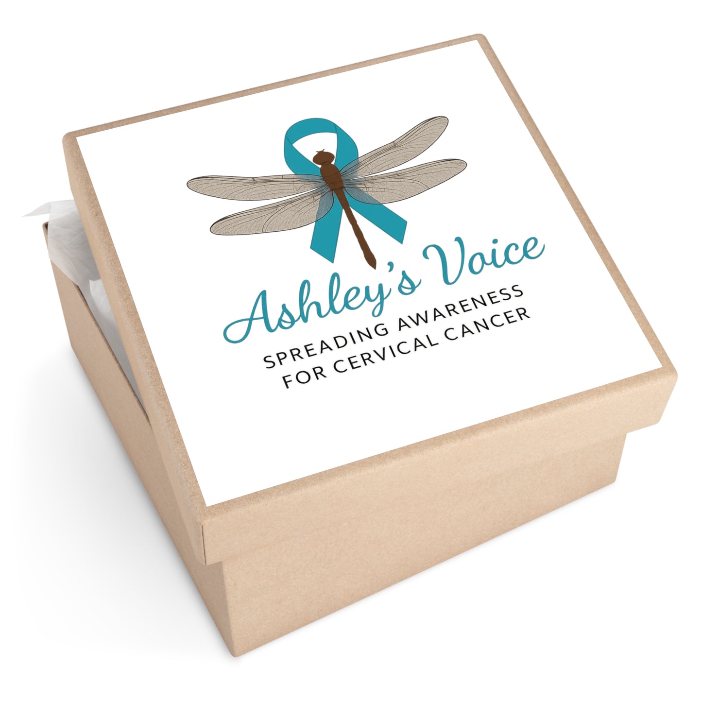 Ashley’s Voice Vinyl Stickers | Cervical  Cancer Advocacy, Gifts for Supporters, Awareness Campaigns, Eco-Friendly Stickers