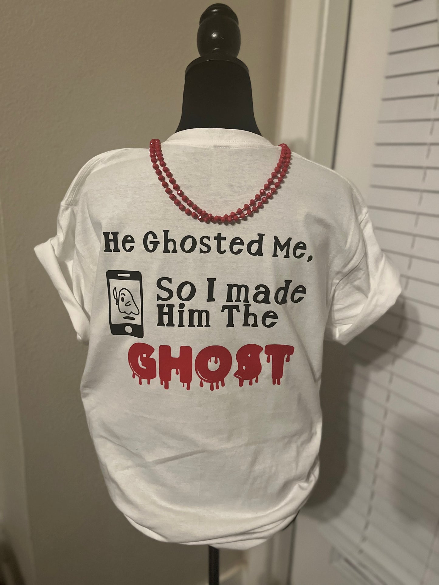 He ghosted me so I made him the ghost