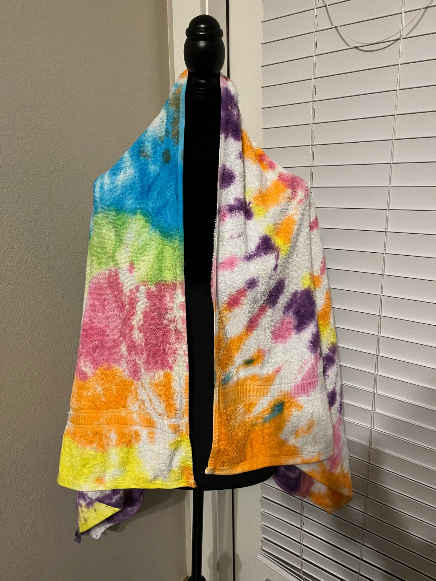 Rainbow Tie dye towel