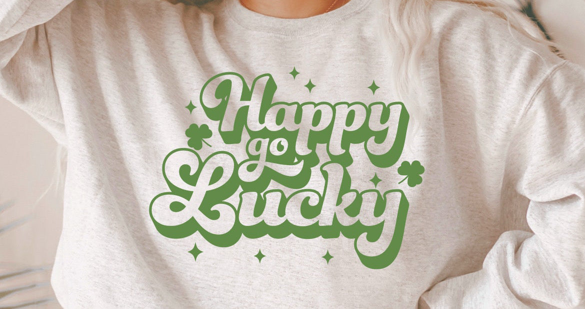 Happy go Lucky Crewneck