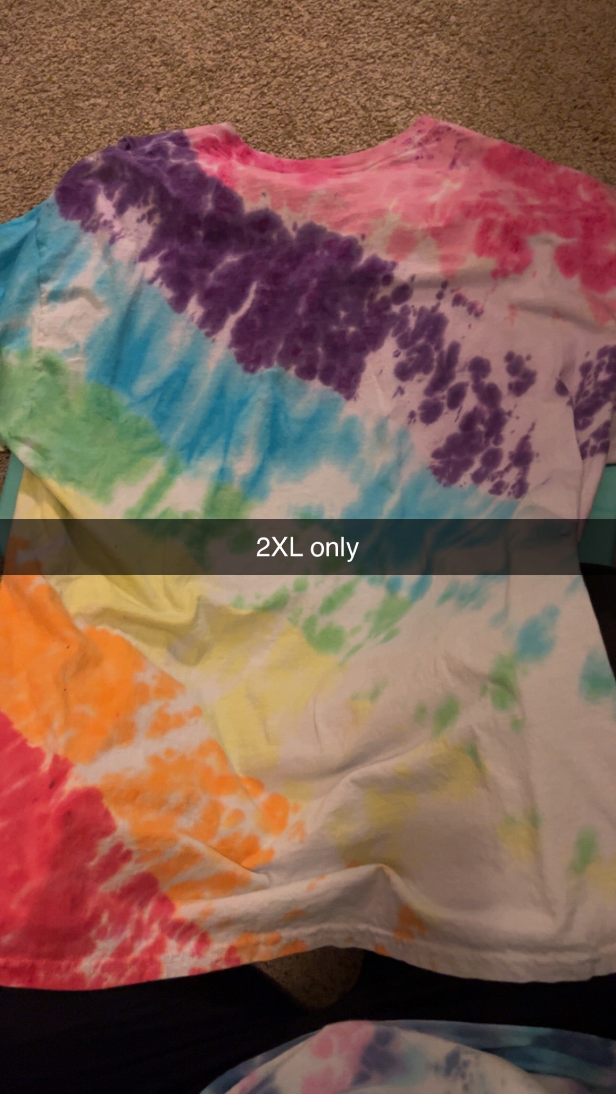 Rainbow tie- dye